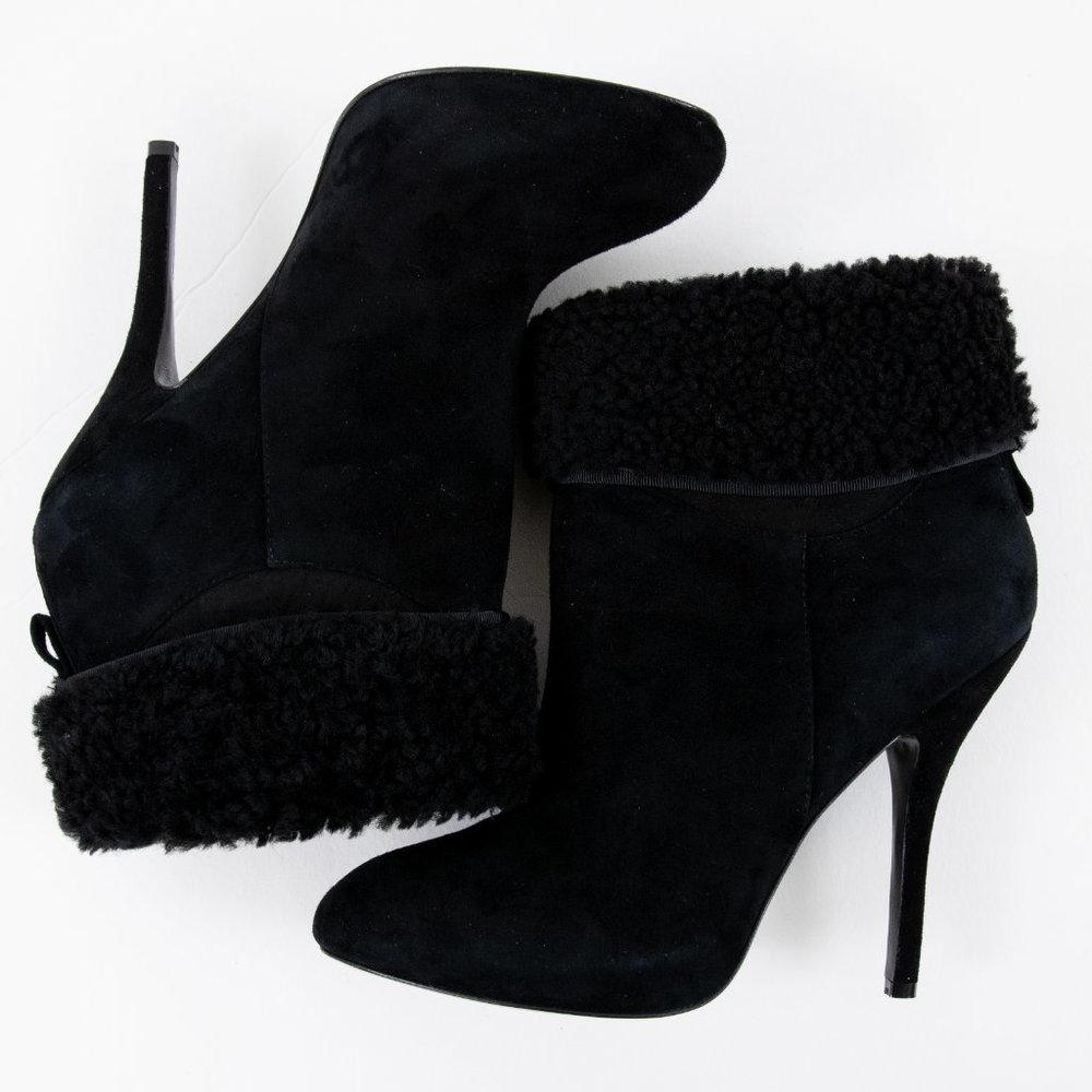 Vivienne Westwood Anglomania 10 Suede Boots Black - Picture 9 of 14